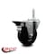 Service Caster 4 Inch Soft Rubber Wheel Swivel 34 Inch Threaded Stem Caster with Brake SCC SCC-TS20S414-SRS-PLB-34212 - alternate 3